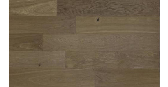 Landhausdiele Eiche geräuchert per m² - Eichefarben, ROMANTIK / LANDHAUS, Holz (200/19,2/1,3cm) - Ambiente
