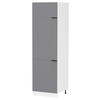 GESCHIRRSCHRANK 60/207/57 cm  in Anthrazit, Weiß  - Anthrazit/Schwarz, Trend, Holzwerkstoff/Kunststoff (60/207/57cm) - MID.YOU