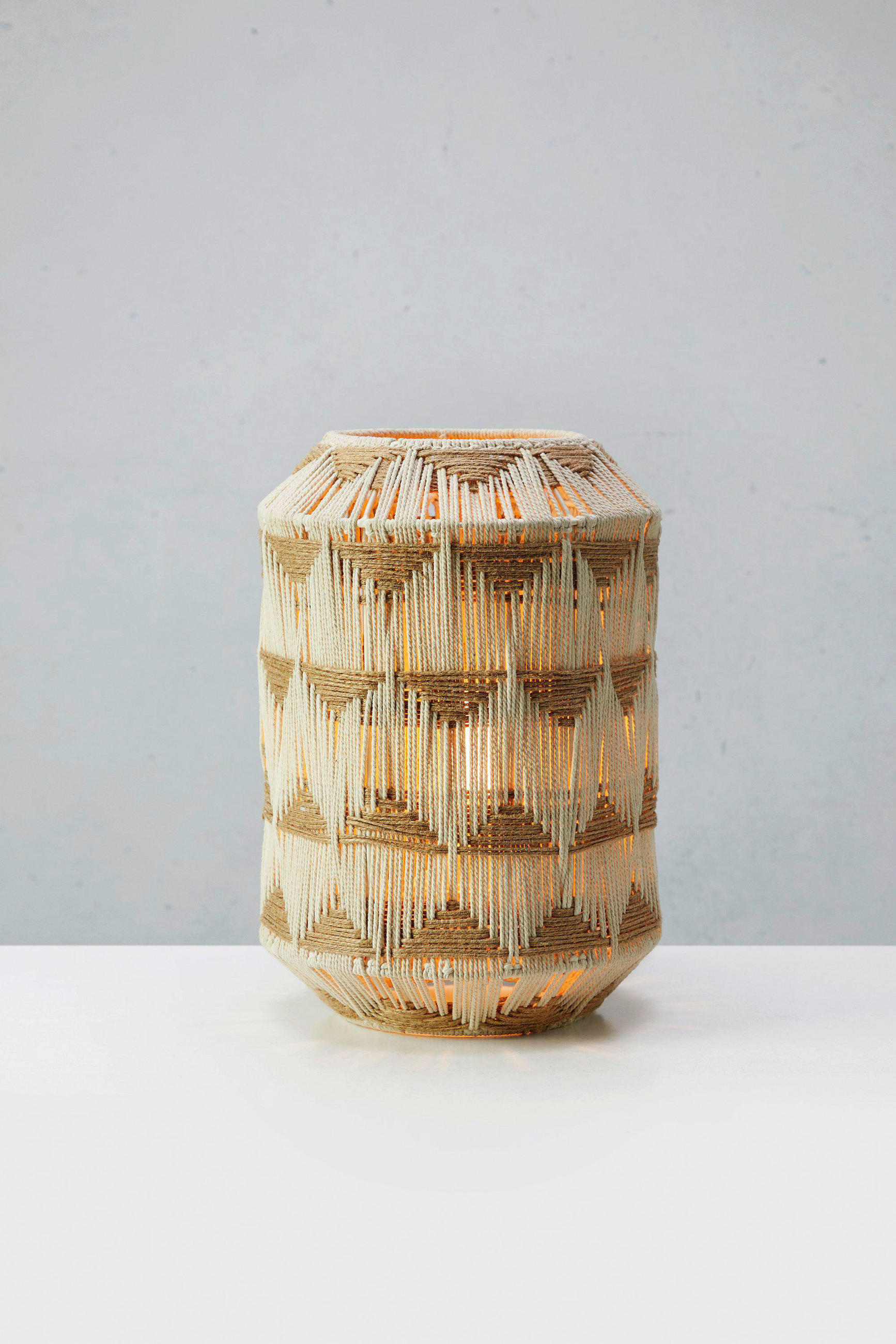 TISCHLEUCHTE ANO 24/35 cm - Beige/Multicolor, Basics, Textil/Metall (24/35cm) - Markslöjd