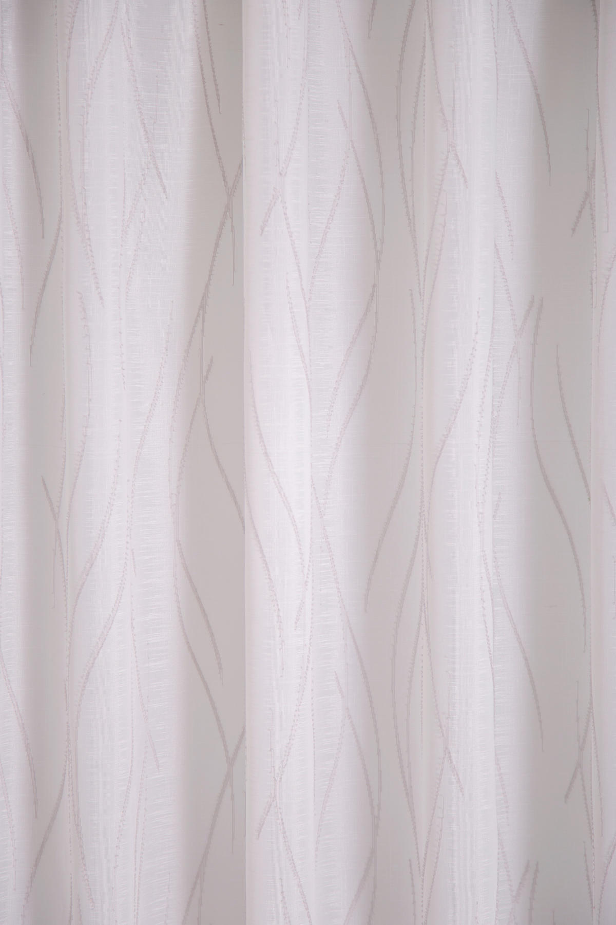 SCHLAUFENSCHAL  halbtransparent  140/245 cm   - Weiß, Basics, Textil (140/245cm) - Fuggerhaus