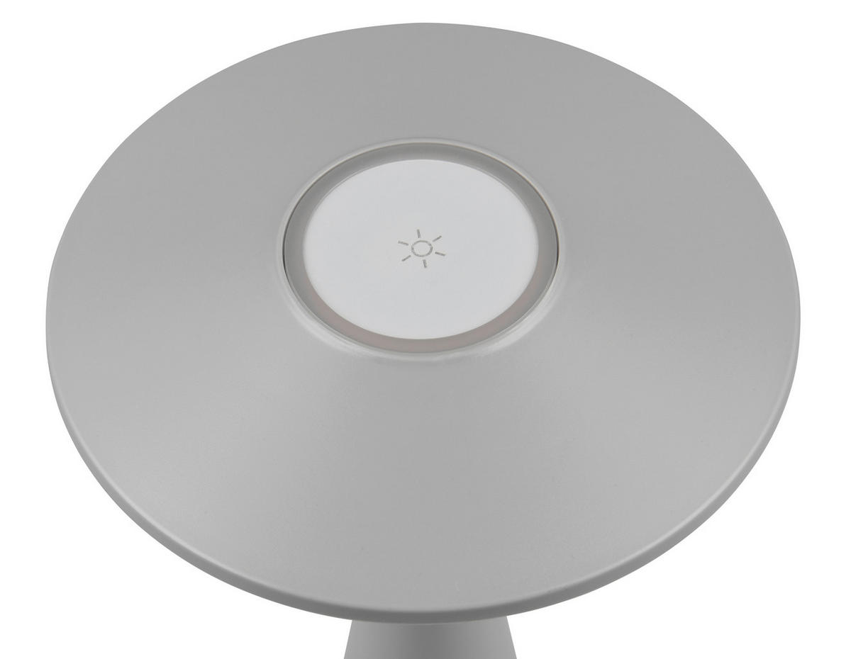 PUNJIVA STONA LAMPA - siva, Trendi, plastika (14/28,5cm)