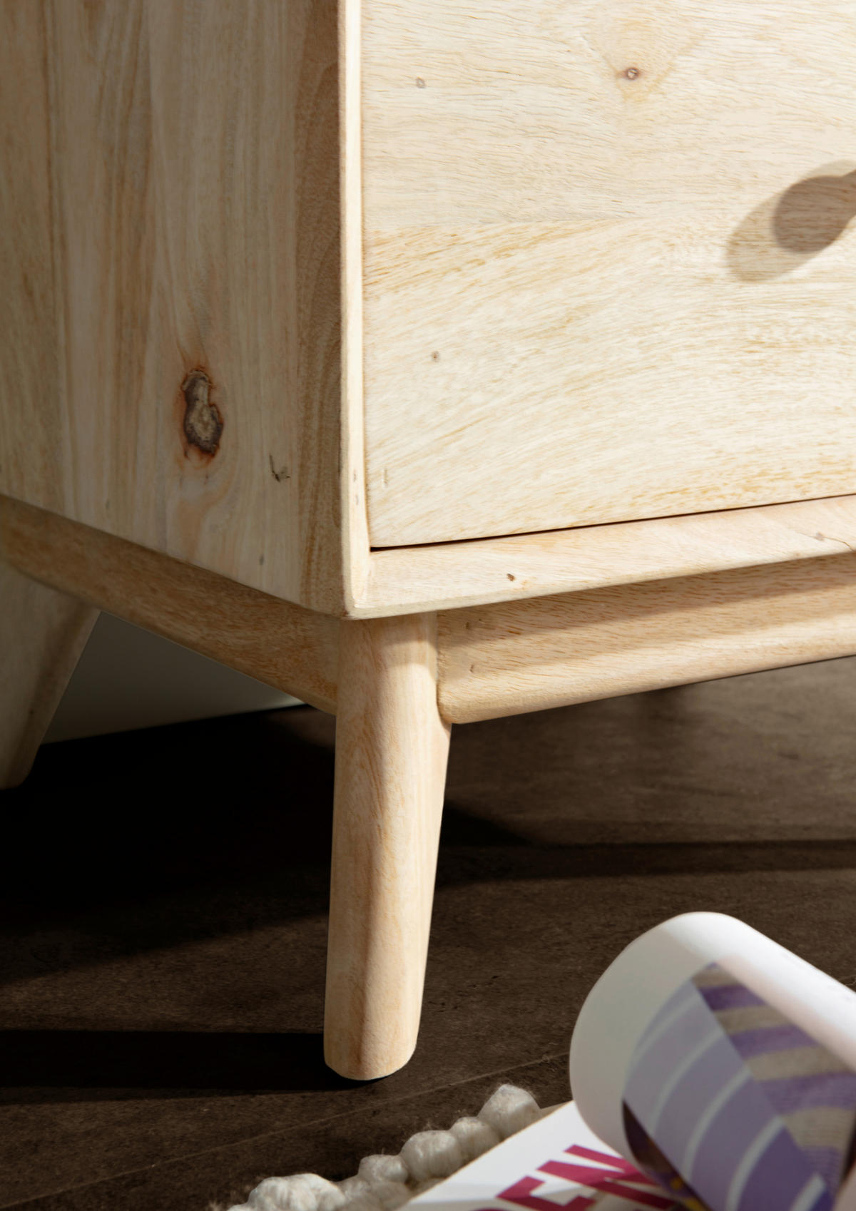 KOMMODE Kata  in 45/120/40 cm  - Naturfarben/Weiß, Design, Holz (45/120/40cm) - Landscape