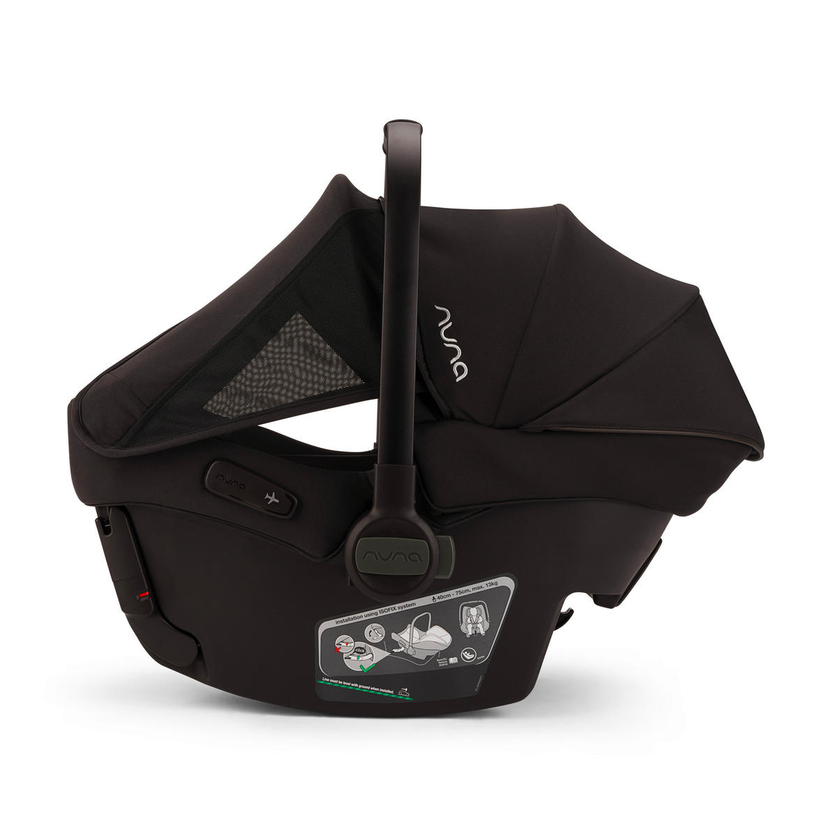 BABYSCHALE Pipa urbn  - Schwarz, Basics, Kunststoff/Textil (34/57/65cm) - Nuna