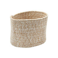 AUFBEWAHRUNGSKÖRBCHEN  - Beige/Weiß, Basics, Textil (24/18/16cm) - Aquanova