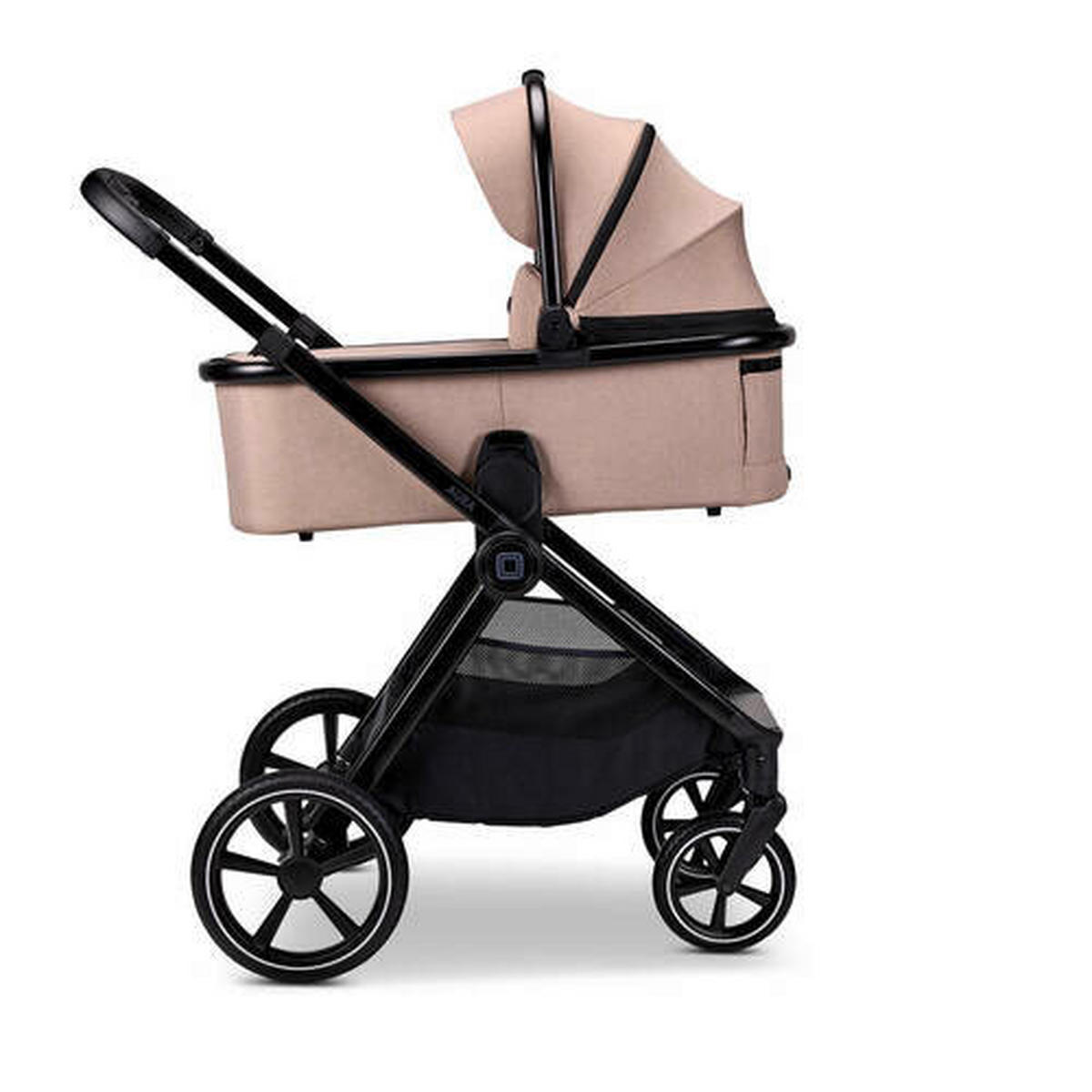 KINDERWAGENSET  Aura Set  Sand Melange  - Sandfarben, Basics (140/61/115cm) - Moon