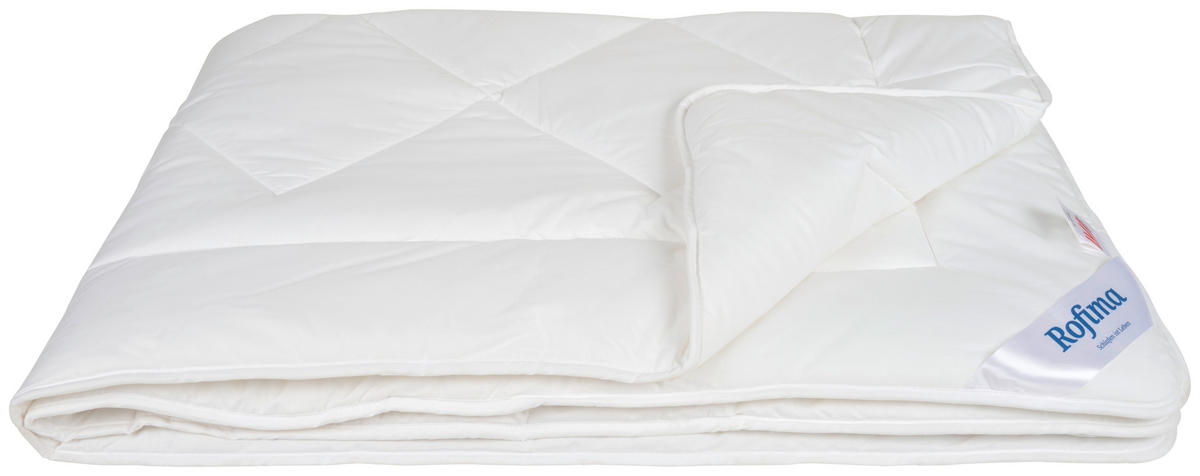 GANZJAHRESDECKE  Klimasoft 140/200 cm 50.00 % Polyester (recycelt), 50.00 % Lyocell  - Weiß, Basics, Textil (140/200cm) - Rofima
