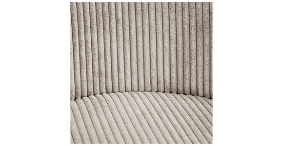 ARMLEHNSTUHL  in Eisen Cord  - Goldfarben/Hellgrau, Design, Textil/Metall (53/78/61cm) - Ambia Home