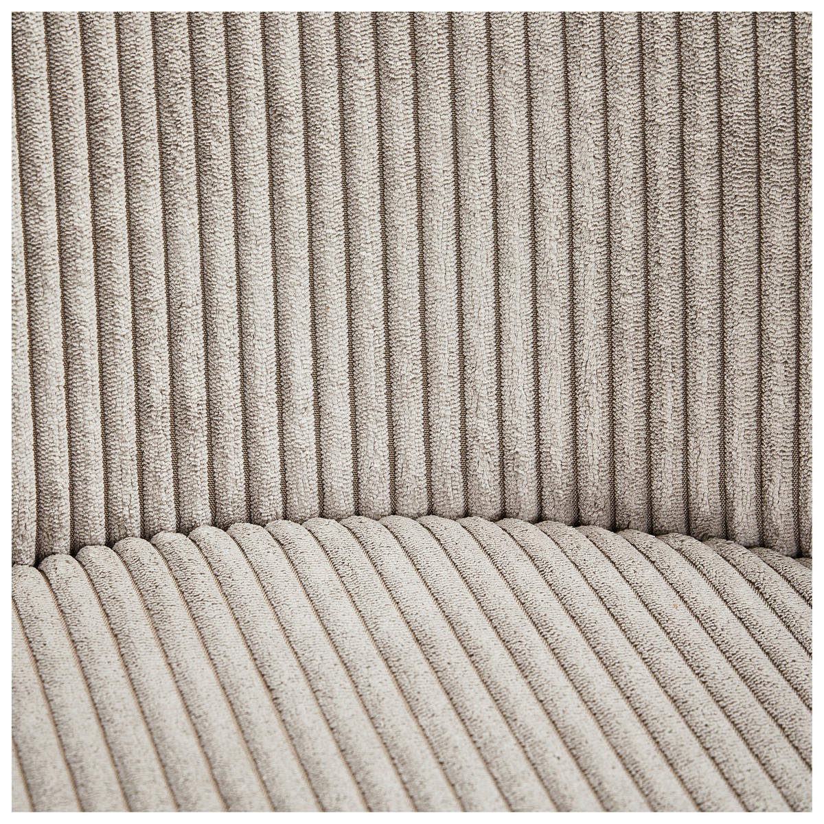 ARMLEHNSTUHL  in Eisen Cord  - Goldfarben/Hellgrau, Design, Textil/Metall (53/78/61cm) - Ambia Home