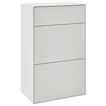 SCHUHSCHRANK Kernbirke massiv Weiß  - Weiß, Design, Holz (59/98/39cm) - Johann Jakob