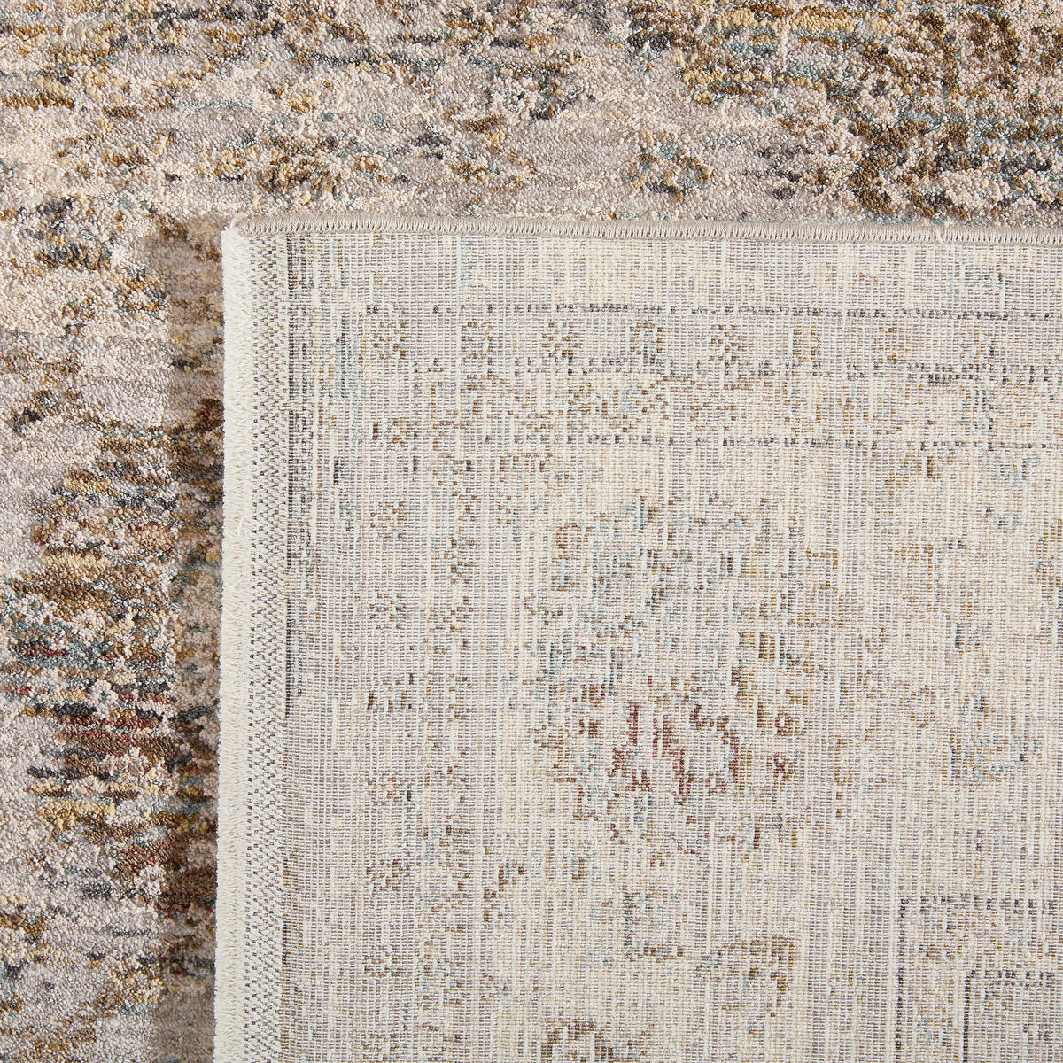 VINTAGE-TEPPICH 130/190 cm Paulien Grau, Beige rechteckig  - Beige/Grau, Design, Textil (130/190cm) - Dieter Knoll