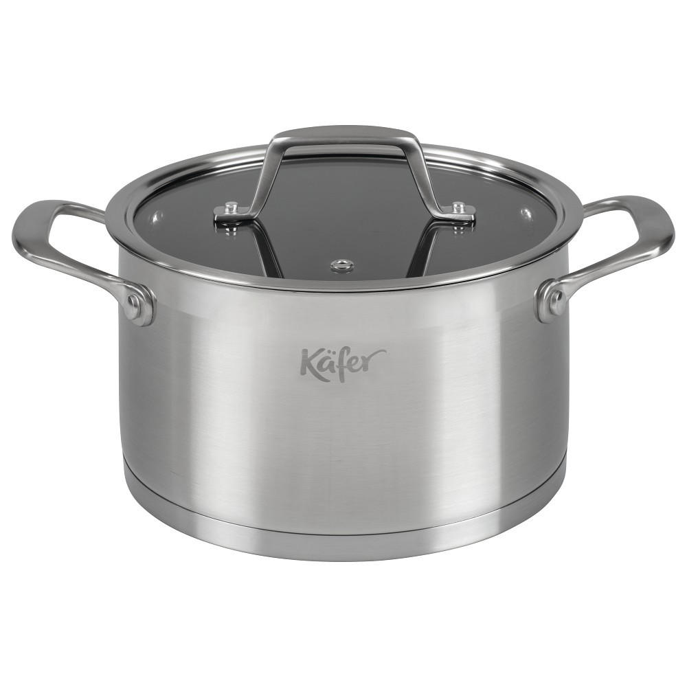 LONEC  nerjaveče jeklo   - barve nerjavečega jekla, Basics, kovina/steklo (20cm) - Käfer