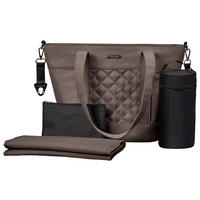 WICKELTASCHE V-Shape Bag  - Waldgrün/Greige, Basics, Textil (41/16/28cm) - Moon