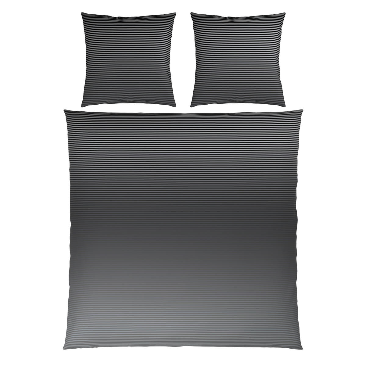 BETTWÄSCHE Satin 200/200 cm  - Anthrazit, Textil (200/200cm) - Novel