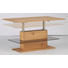 COUCHTISCH Wildeiche massiv rechteckig Eichefarben - Eichefarben, Design, Glas/Holz (120/49,5/68,5/70cm) - Escando Natürlich Wo