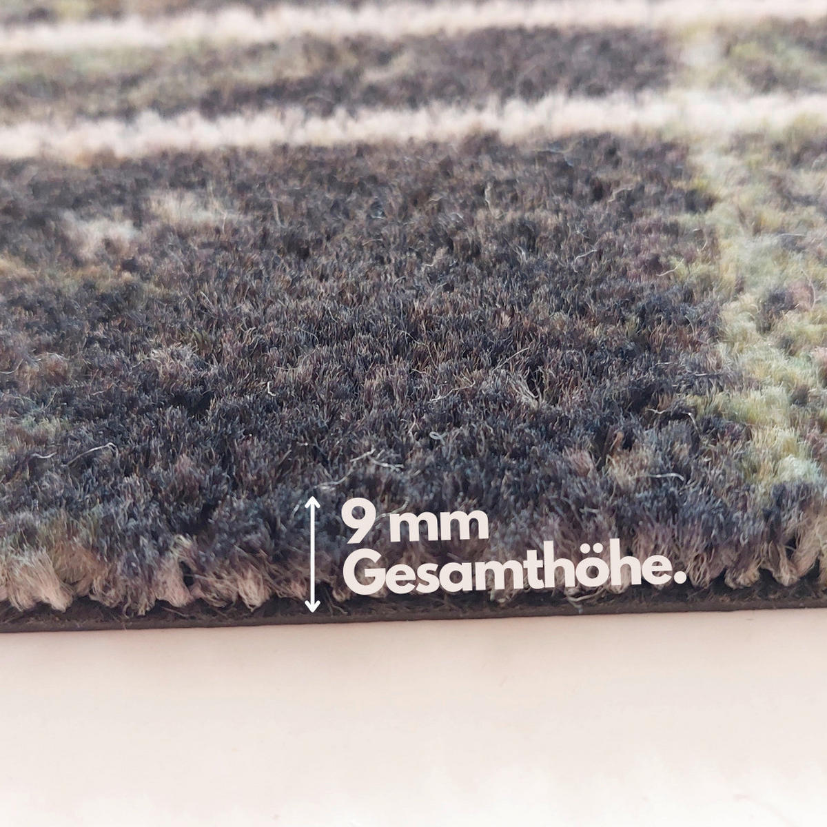 FUßMATTE  50/75 cm  Champagner  - Champagner, Trend, Kunststoff (50/75cm) - madaboutmats