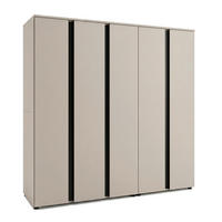 DREHTÜRENSCHRANK in Kaschmir  - Kaschmir, ROMANTIK / LANDHAUS, Holzwerkstoff (200/184/52cm) - Livetastic