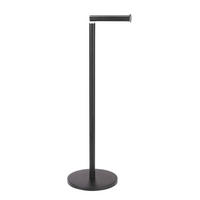 WC-PAPÍR TARTÓ  - fekete, Konventionell, fém (21/55/17cm) - Wenko