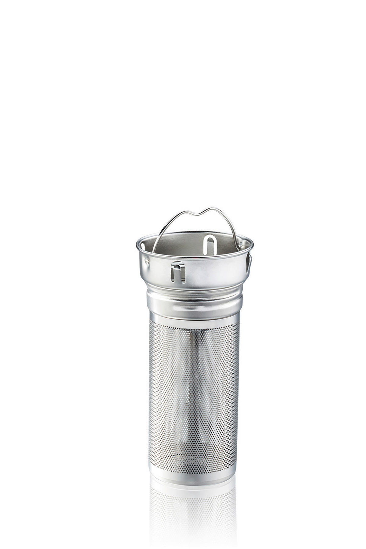 TRINKFLASCHE 0,450 L  - Edelstahlfarben/Schwarz, KONVENTIONELL, Glas/Textil (8/8/28cm) - Gefu