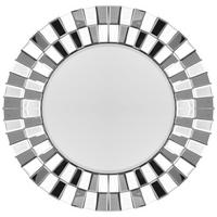 WANDSPIEGEL   80/80 cm  in  - Silberfarben, LIFESTYLE, Glas/Metall (80/80cm) - Kayoom