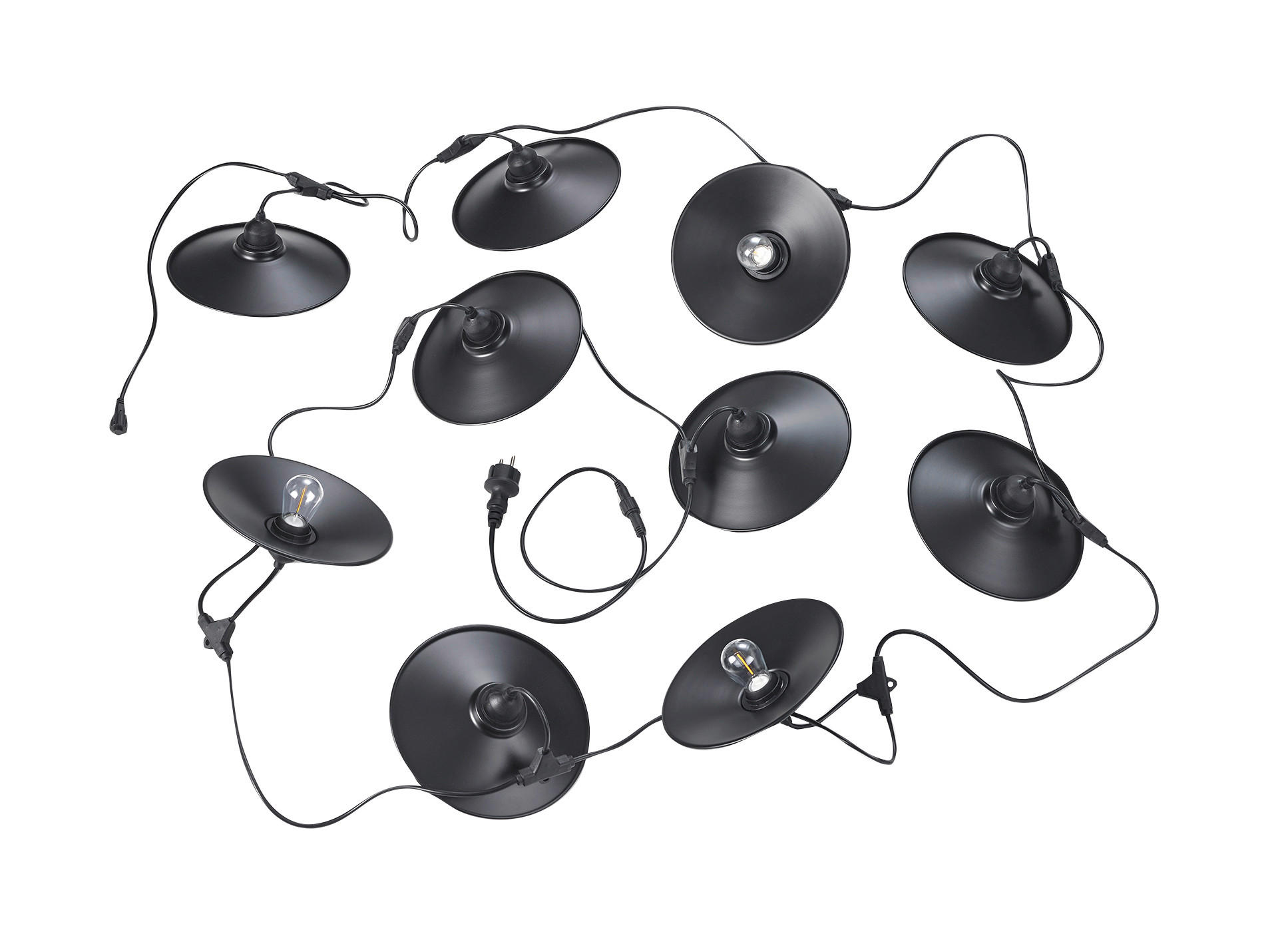 LJUSSLINGA  - svart, Lifestyle, plast (650,0cm)