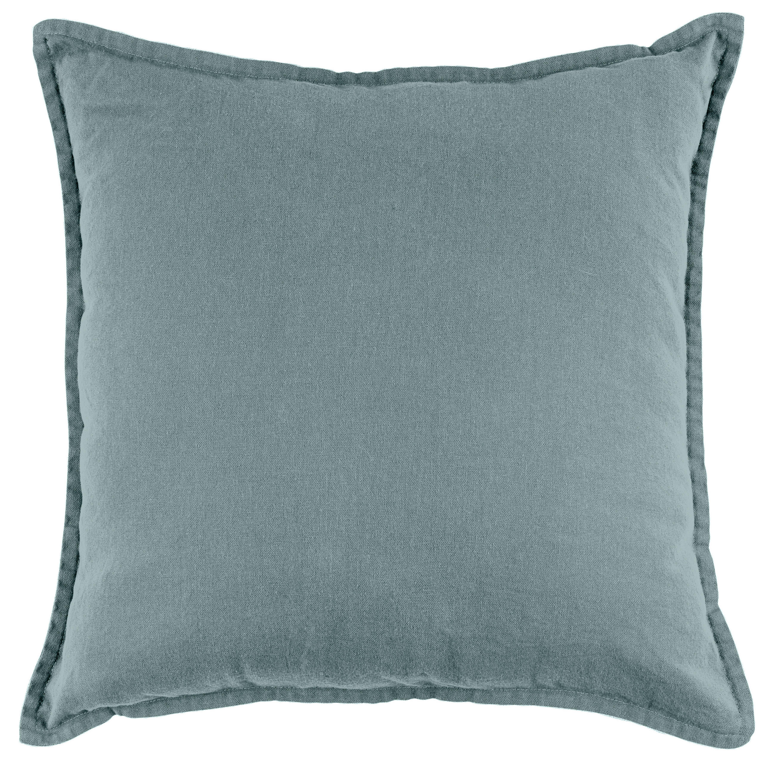 DEKORAČNÍ POLŠTÁŘ 45/45 cm - šedozelená, Basics, textil (45/45cm) - MISTRAL