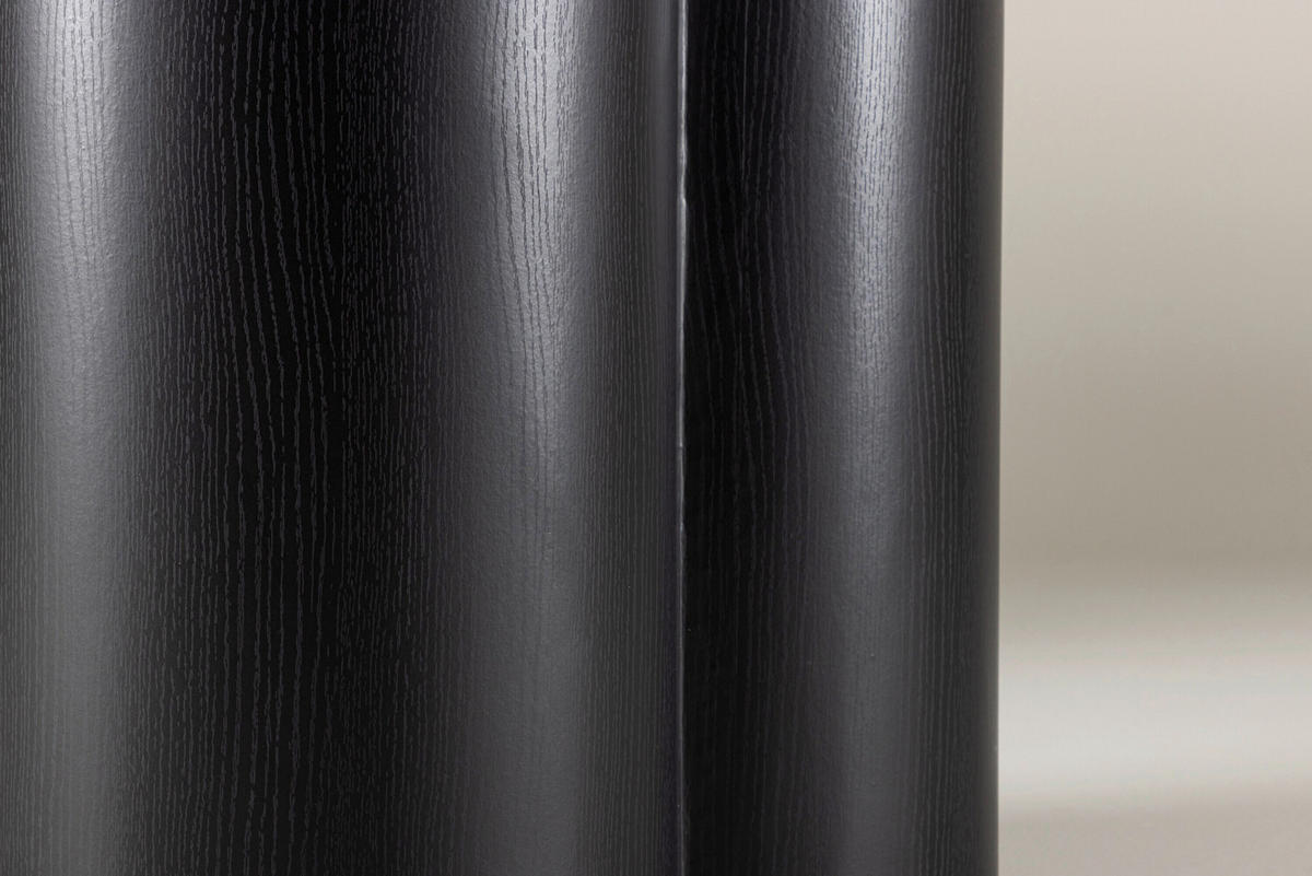 ESSTISCH 210/100/75 cm Echtholz  Holz rechteckig Schwarz  - Schwarz, MODERN, Holz (210/100/75cm) - Livetastic