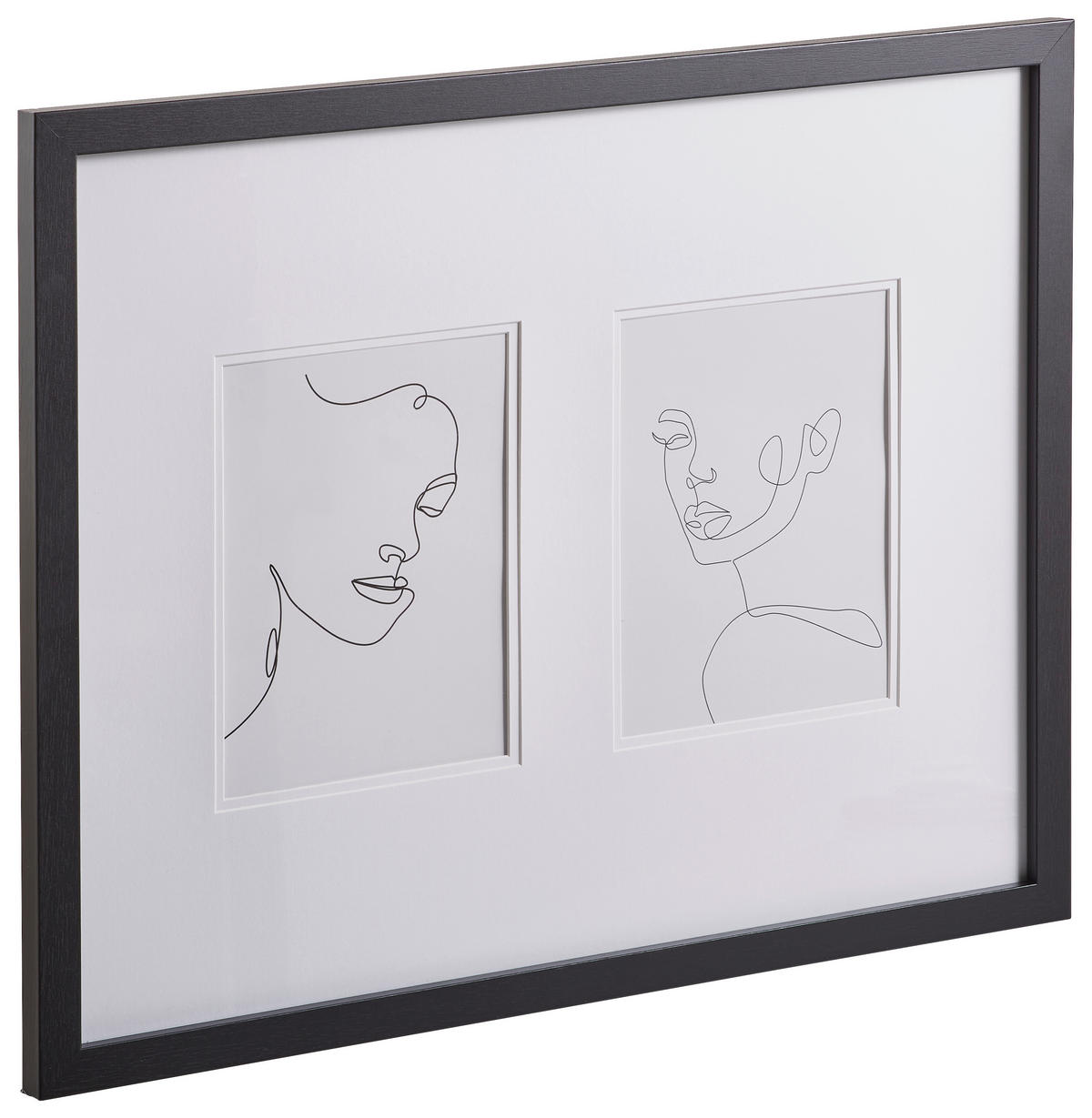 BILDERRAHMEN 42,5/52,5/2 cm  - Schwarz, Basics, Glas/Holzwerkstoff (42,5/52,5/2cm)