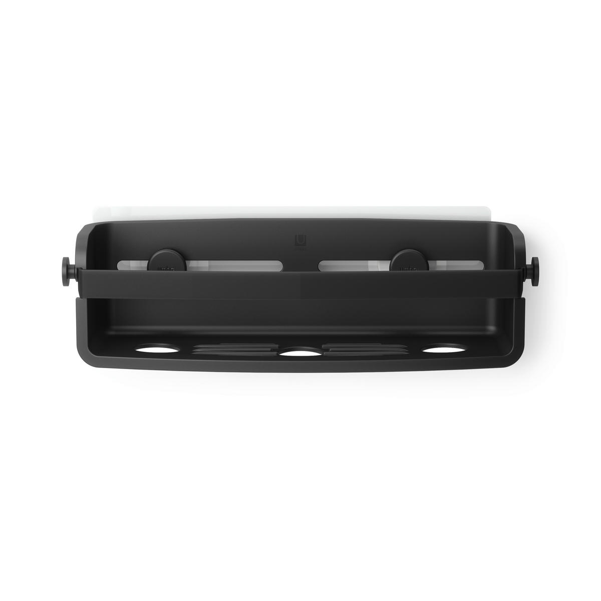 DUSCHABLAGE Kunststoff  - Schwarz, KONVENTIONELL, Kunststoff (33/11/09cm) - Umbra