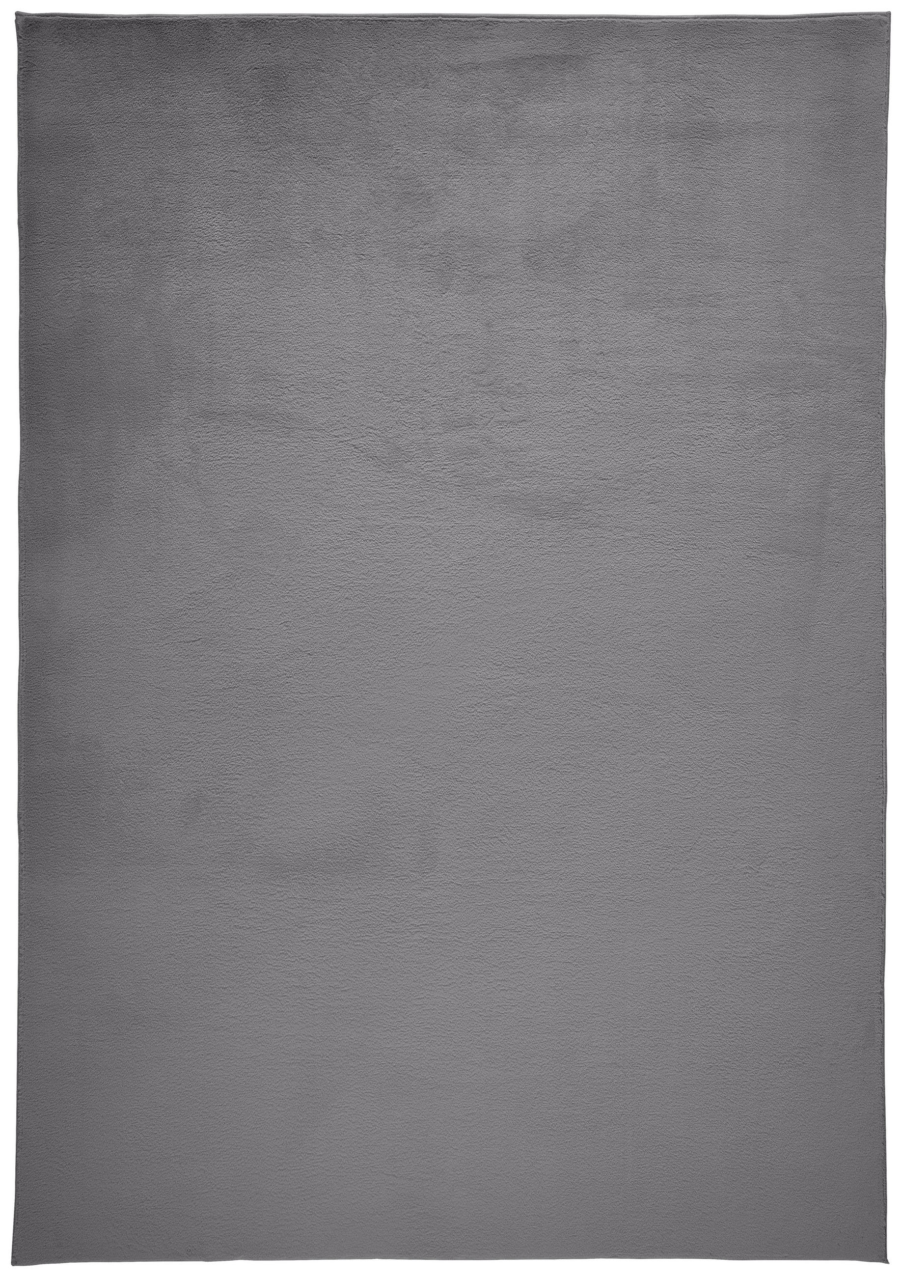 Novel Hochflorteppich Grau 130x190 cm