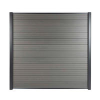 SICHTSCHUTZ - Grau, MODERN, Holzwerkstoff (180/180cm) - Floordirekt