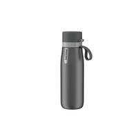 Wasserflasche mit Filter   - Grau, Basics, Metall (7,5/7,5/24,5cm) - Philips