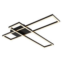 LED-DECKENLEUCHTE     - Weiss/Schwarz, Basics, Kunststoff (80/22/5,6cm) - Globo