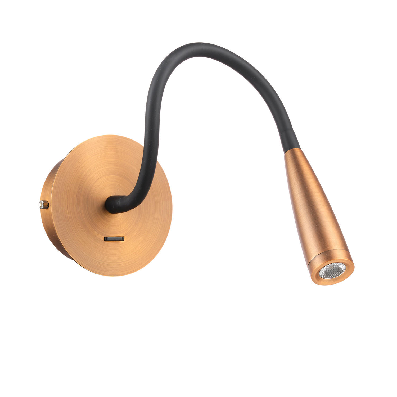 XXXLutz Led-Wandleuchte Nemes Bronze 10x15x10 cm