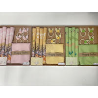 TÁNYÉRALÁTÉT textil  - sárga/pink, Basics, textil (2,5cm)