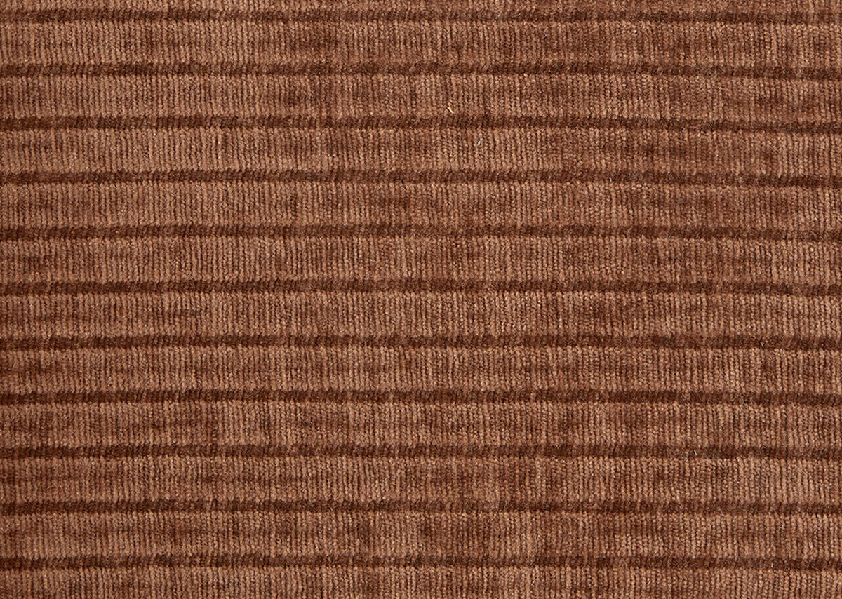 ECKSOFA in Chenille, Jacquard Rostfarben  - Rostfarben/Schwarz, Design, Kunststoff/Textil (316/242cm) - Niels Andersson