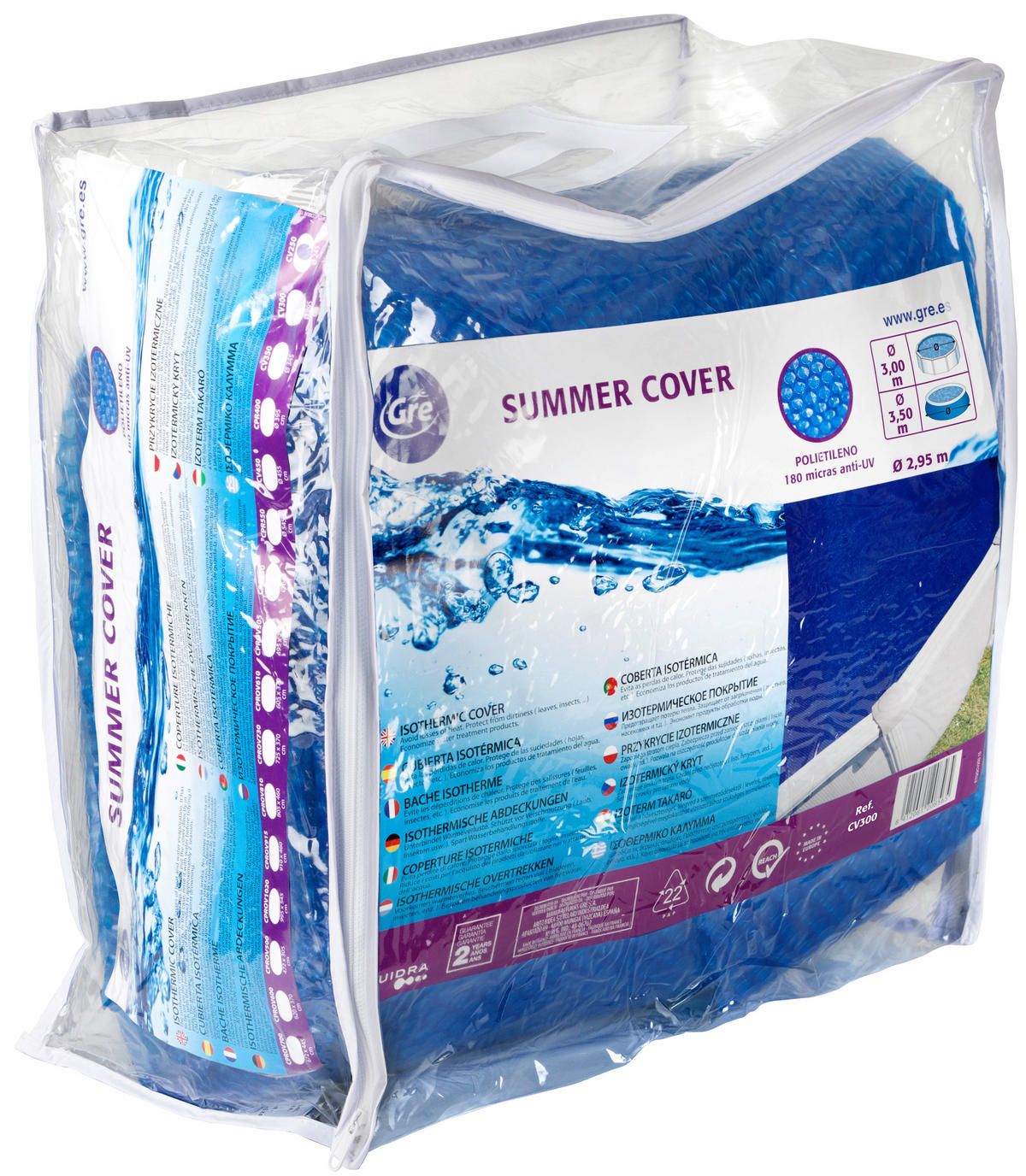 SOLARPLANE 345 cm  - Blau, KONVENTIONELL, Kunststoff (345cm) - Gre