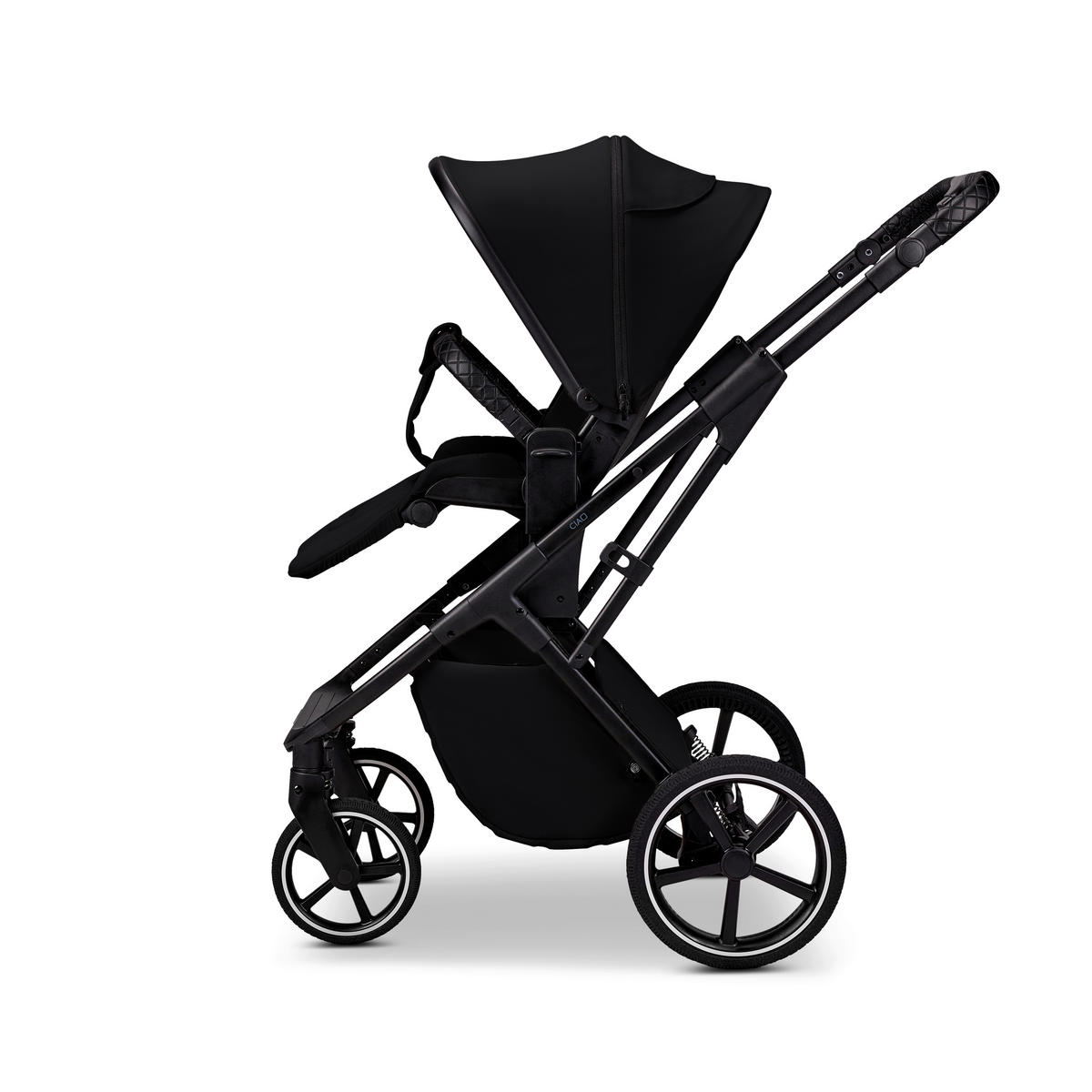 KOMBIKINDERWAGEN  Ciao  onyx  - Schwarz, Basics, Textil (116/57/94cm) - Moon