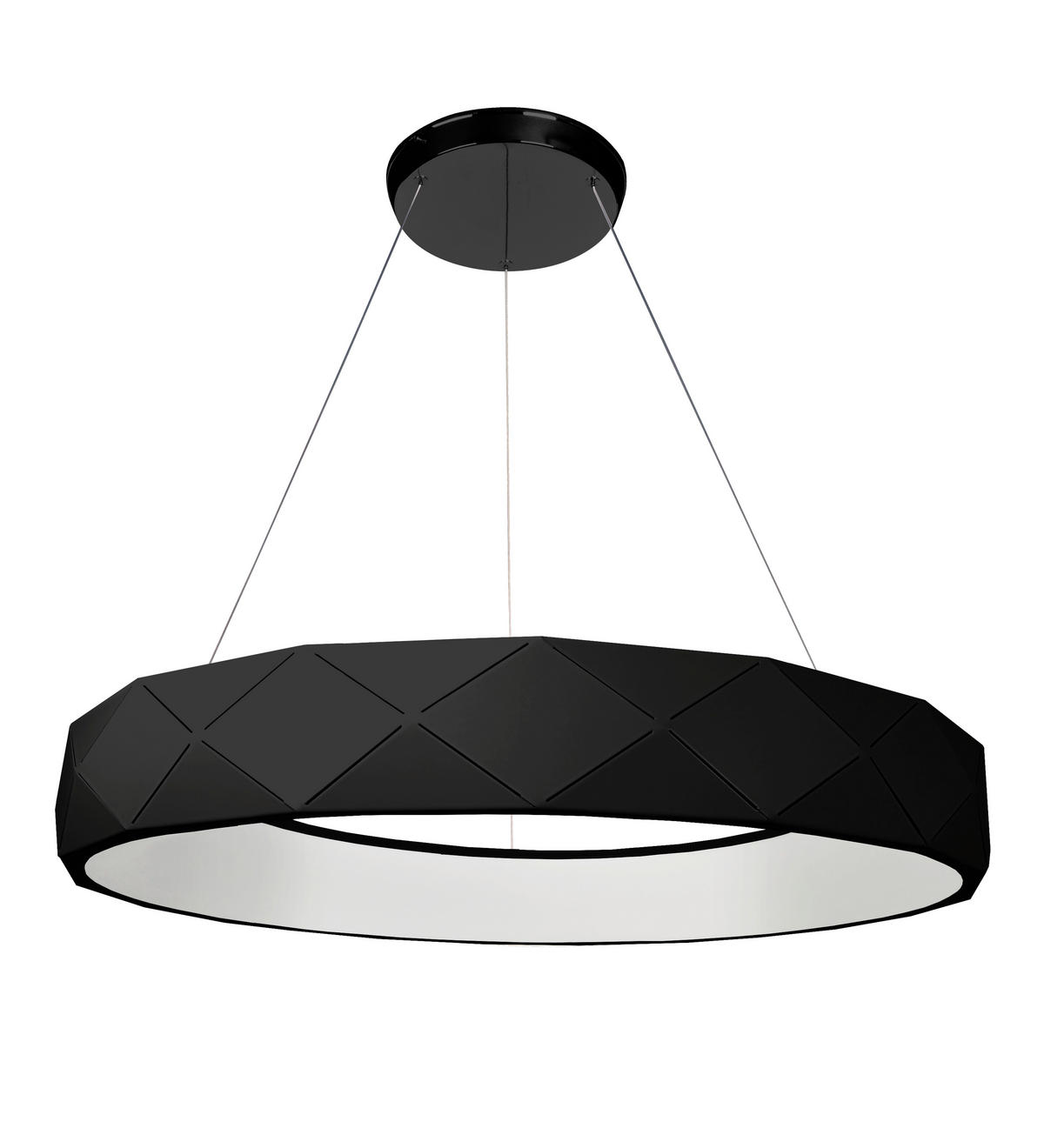 HÄNGELEUCHTE 60/100 cm    - Schwarz, Design, Metall (60/100cm)