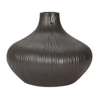 VÁZA, keramika, 25 cm - černá, Basics, keramika (31/25/31cm)