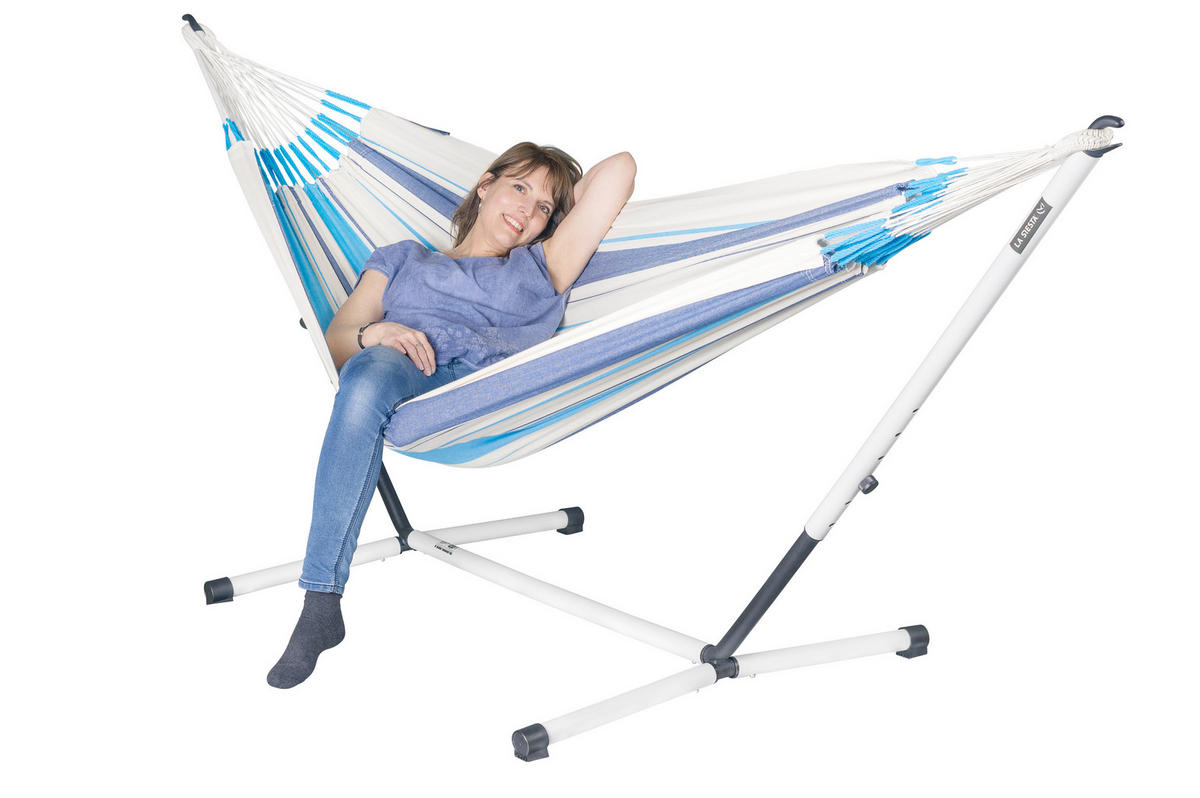 HÄNGEMATTENGESTELL für single  - KONVENTIONELL, Metall (270-310/90/95-115cm) - La Siesta