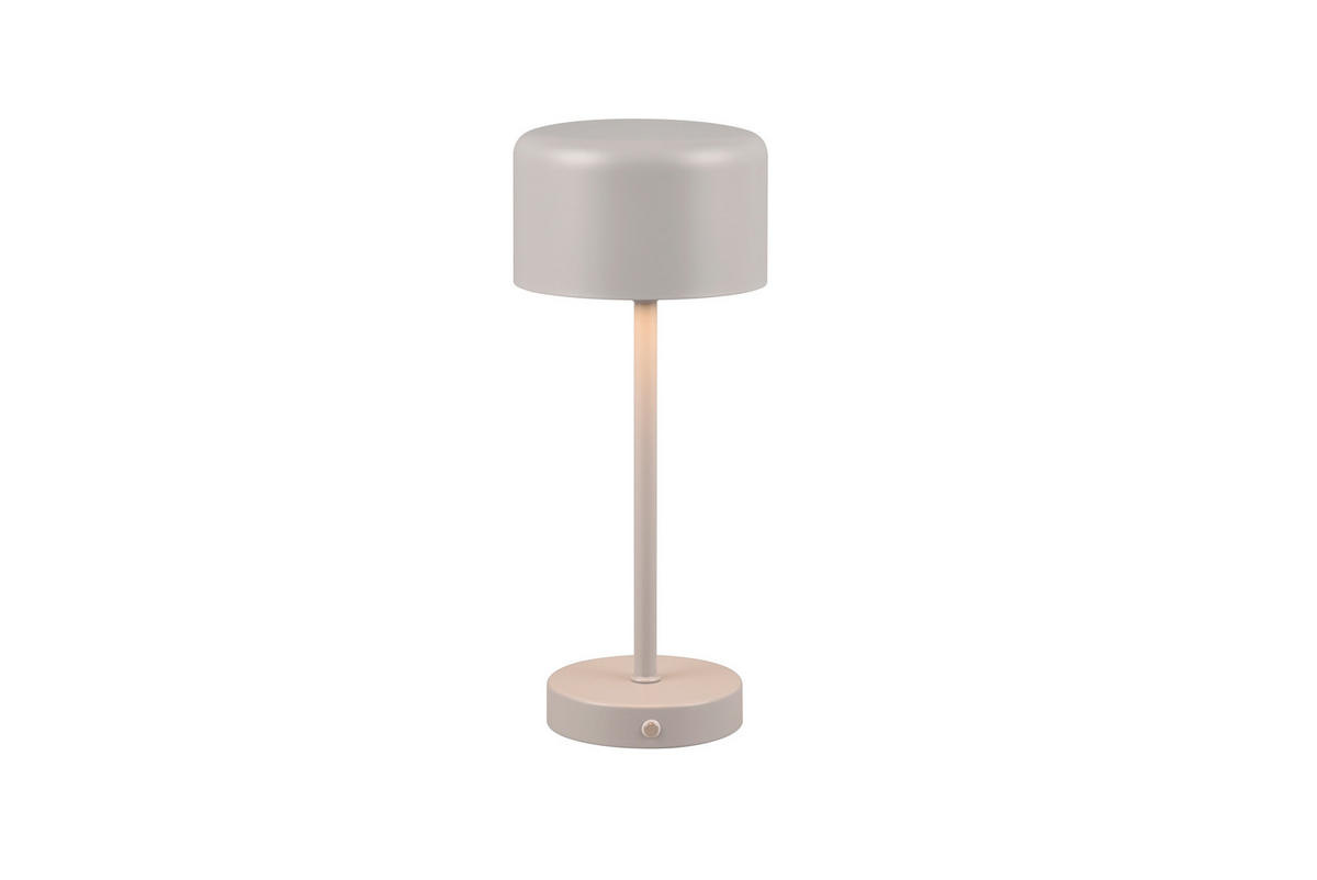 PORTABEL LAMPA Jeff 12,6/30 cm   - grå, Basics, metall (12,6/30cm)