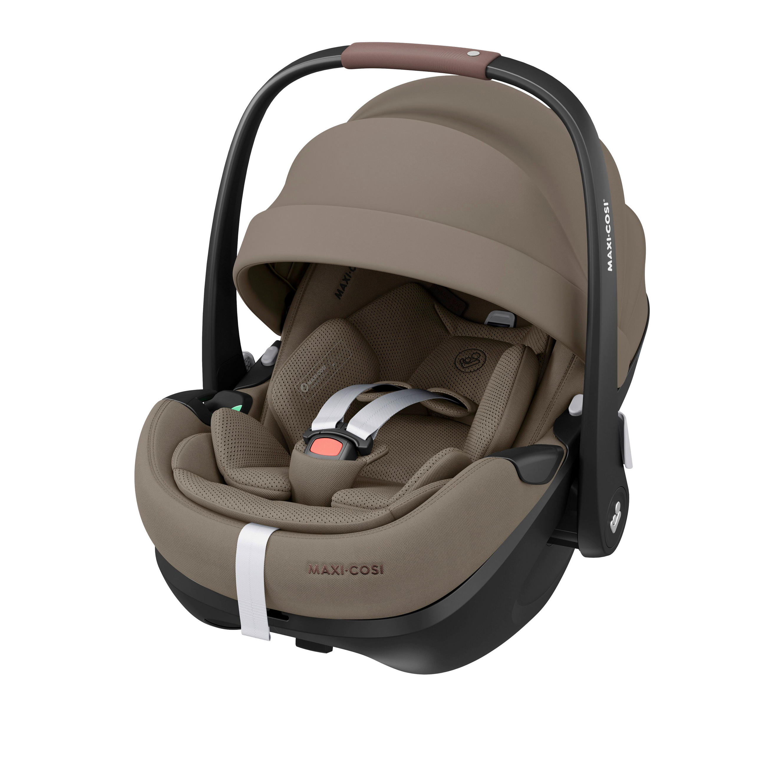 BABYSCHALE  Pebble 360 Pro² Twillic Truffle  - Hellbraun/Schwarz, Basics, Kunststoff (44/58/66cm) - Maxi-Cosi