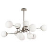 KRONLEUCHTER  110/42,7/50 cm   - Nickelfarben, Basics, Glas/Metall (110/42,7/50cm) - MAYTONI