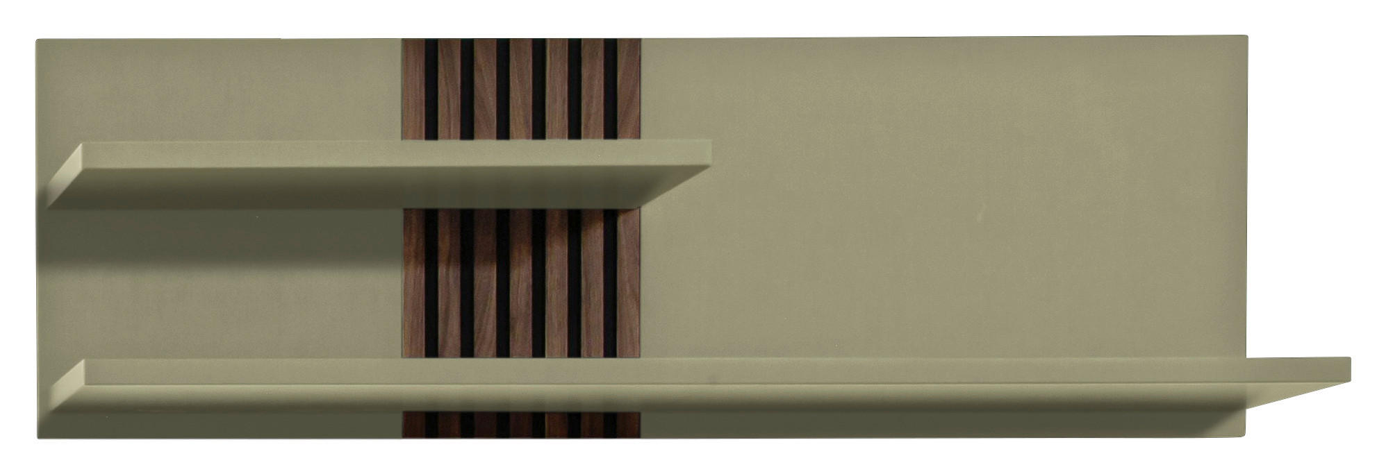 WANDBOARD  135/44/29 cm  - Schilfgrün/Nussbaumfarben, Design, Holz/Holzwerkstoff (135/44/29cm) - Moderano