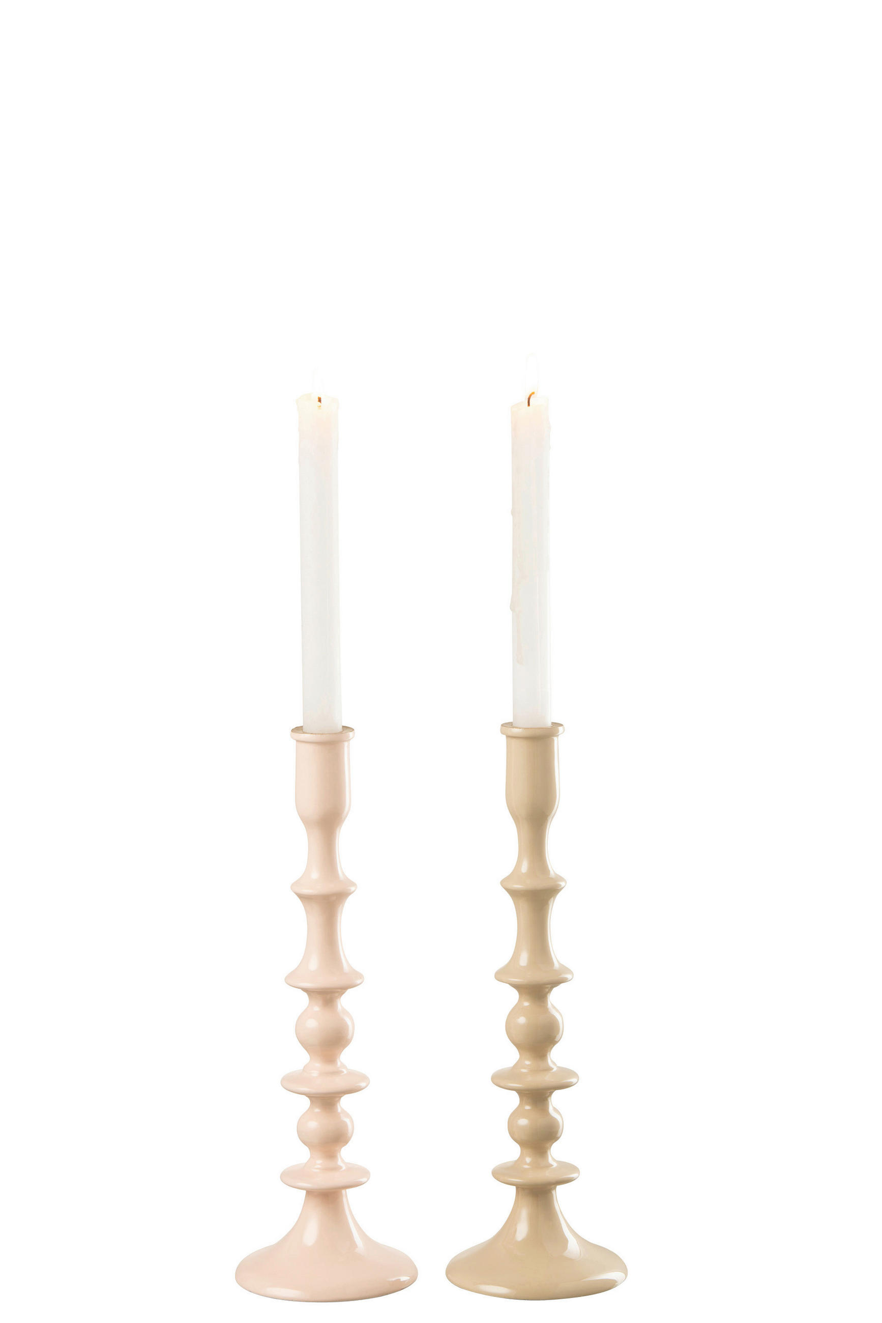 KERZENHALTER - Rosa, Basics, Metall (10,5/10,5/31,5cm) - Ambia Home