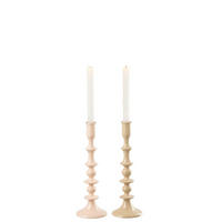 KERZENHALTER - Rosa, Basics, Metall (10,5/10,5/31,5cm) - Ambia Home