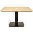 ESSTISCH in Holz, Holzwerkstoff, Metall - Eichefarben/Schwarz, Design, Holz/Holzwerkstoff (128/128/75cm) - Dieter Knoll ESSTISCH in Holz, Holzwerkstoff, Metall - Eichefarben/Schwarz, Design, Holz/Holzwerkstoff (128/128/75cm) - Dieter Knoll