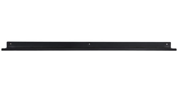 WANDREGAL 120/4/10 cm  - Schwarz, Basics, Metall (120/4/10cm) - Xora