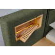 BOXSPRINGBETT 160/200 cm  in Grün, Eichefarben  - Eichefarben/Grün, Natur, Holz/Textil (160/200cm) - Valnatura