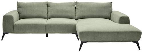 Freisteller von Stylife ECKSOFA Olivgrün Webstoff.